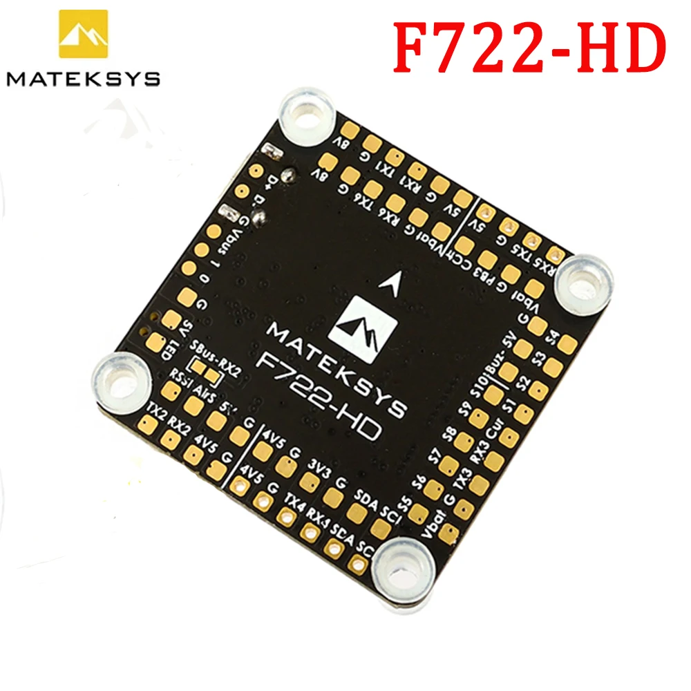 Matek Systems F722 HD F7 контроллера полета OSD 3 ~ 8S MPU6000 30 5x30 5 мм для дрона с дистанционным