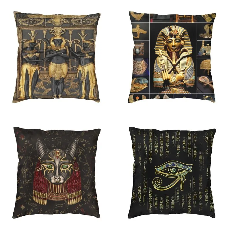 Подушки для дивана в стиле древнего Египта с рисунком тотемного Фараона домашняя