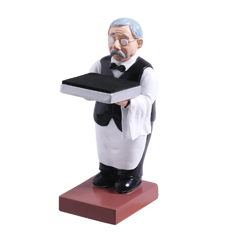 

Old Butler Man Watch Stand Old Man Ring Stand Glasses Holder Watch Storage Table