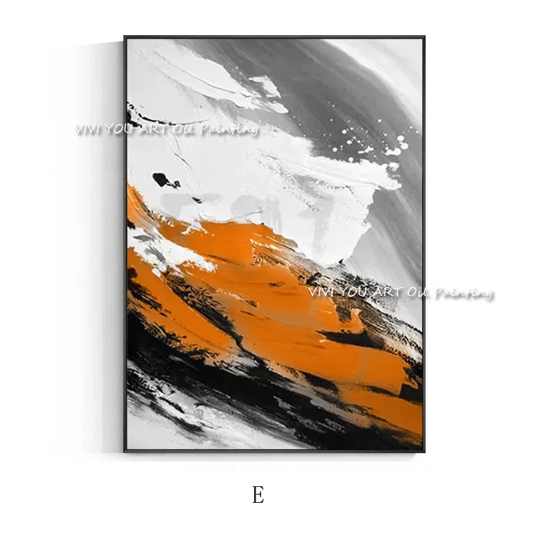 

Большая Скандинавская абстрактная белая и желтая картина маслом, Настенная картина на холсте, Настенная картина, ручная роспись, гостиная, ...