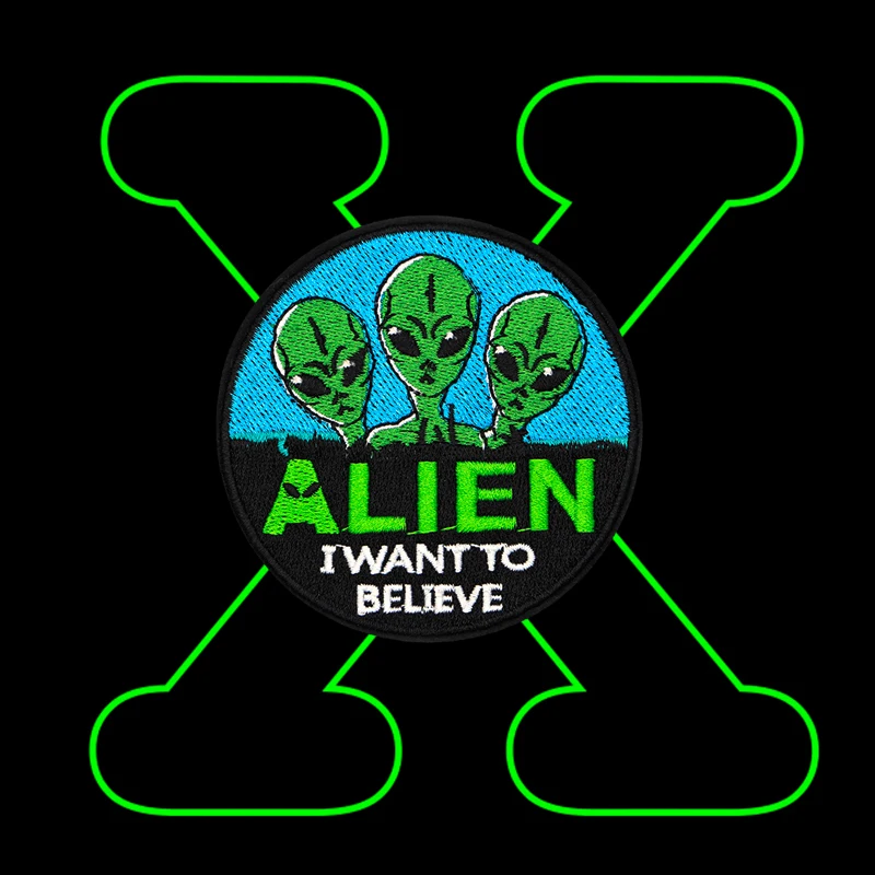 2 шт. космический пришельец вышивка патч шитье Сделай Сам заказной хлопок железо