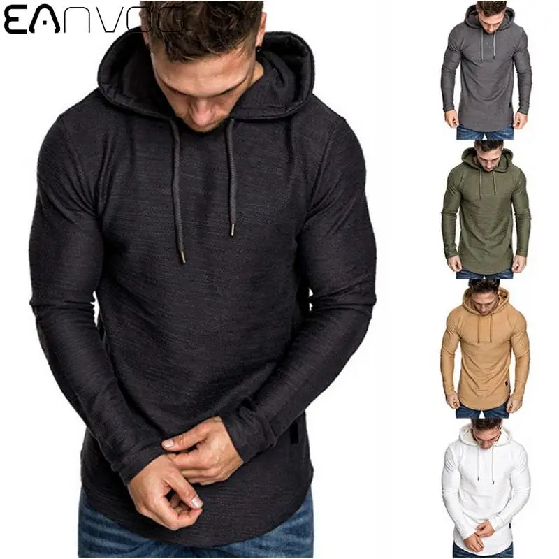 

Новинка 2021, Мужская брендовая однотонная толстовка, модная мужская толстовка, толстовка в стиле хип-хоп на весну и осень-зиму, мужская одежд...