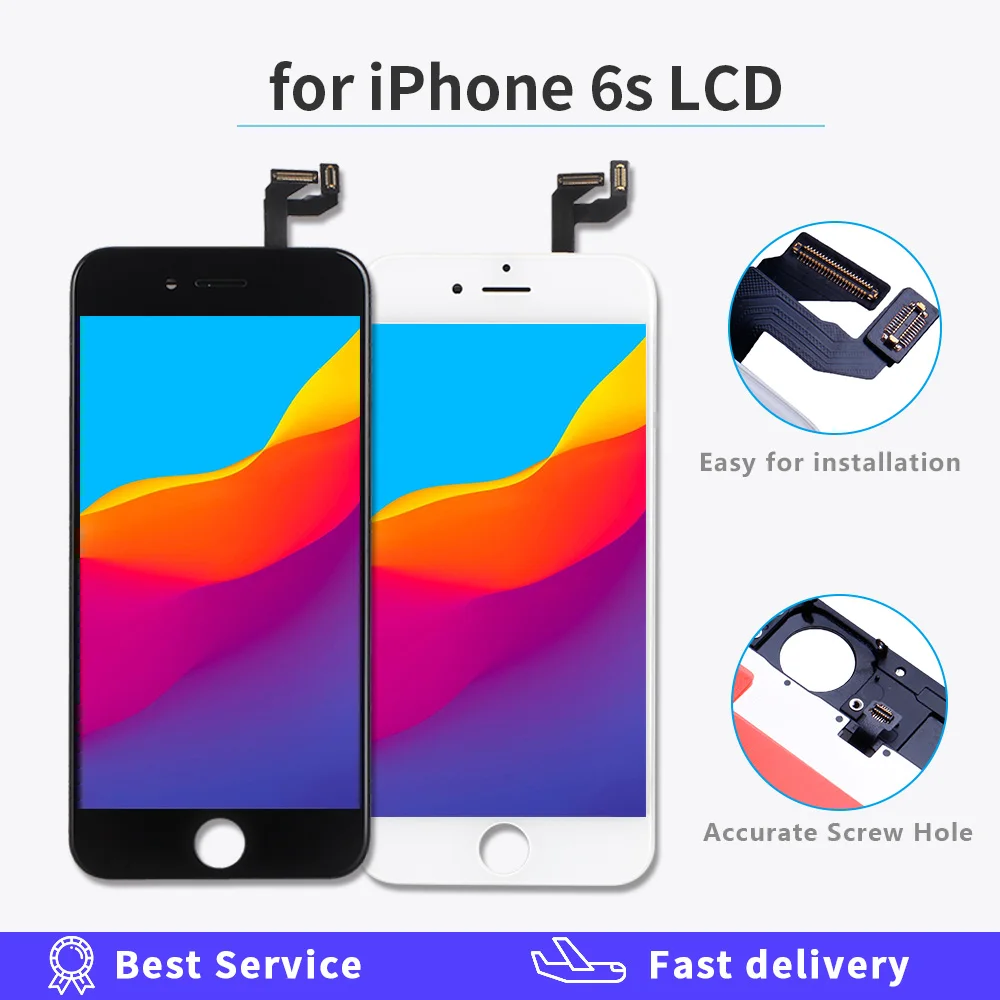 

100% Tested AAA LCD For iPhone 6S A1633 A1688 A1700 LCD Display With 3D Touch Screen Digitizer Assembly Free Tempered film+Tools