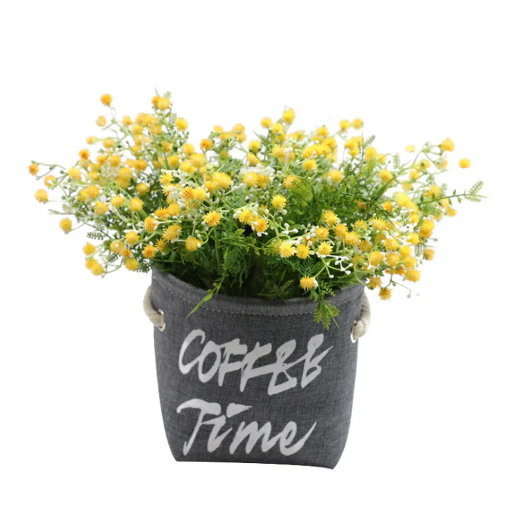 

40cm Small Sea Urchin Eucalyptus Simulation Bunch of Green Plants Front Desk Living Room Hotel Restaurant Wedding Decoration DIY