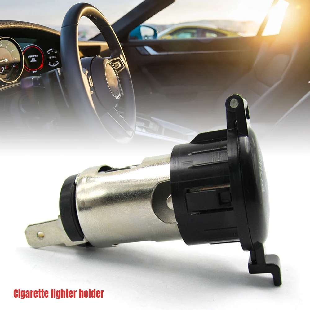 

12-24V Car Power Outlet Socket Waterproof Power Plug Motorcycle GPS Charger Adapter For Boat Bus Car Radio Phone