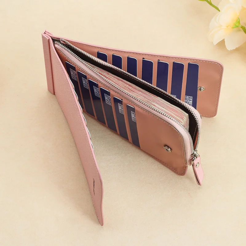 

Multifunctional Card Bag Slim Unisex Leather Card Case Holder Front Pocket Wallet Change Purse K2