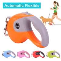 automatic flexible pet dog cat leash retractable traction rope belt for small dog nylon puppy leashes accessories pets products