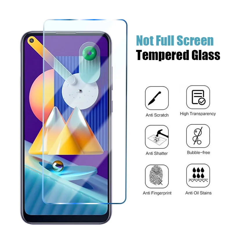 

3 Pieces Glass 9H Film Tempered Glass for Galaxy A90 5G A80 A10e A20e Screen Protector for Samsung A51 A71 A41 A31 A21 A11 A01