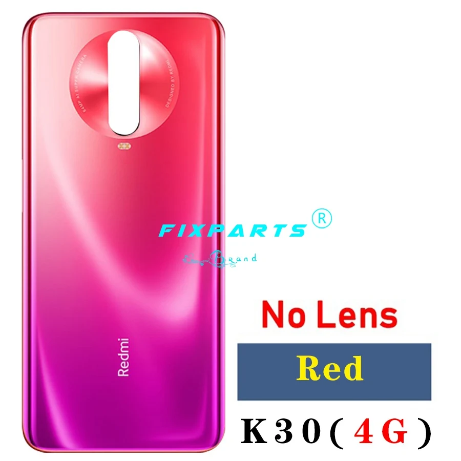 Задняя стеклянная крышка 4G 5G для Xiaomi Redmi K30 Крышка батарейного отсека Корпус