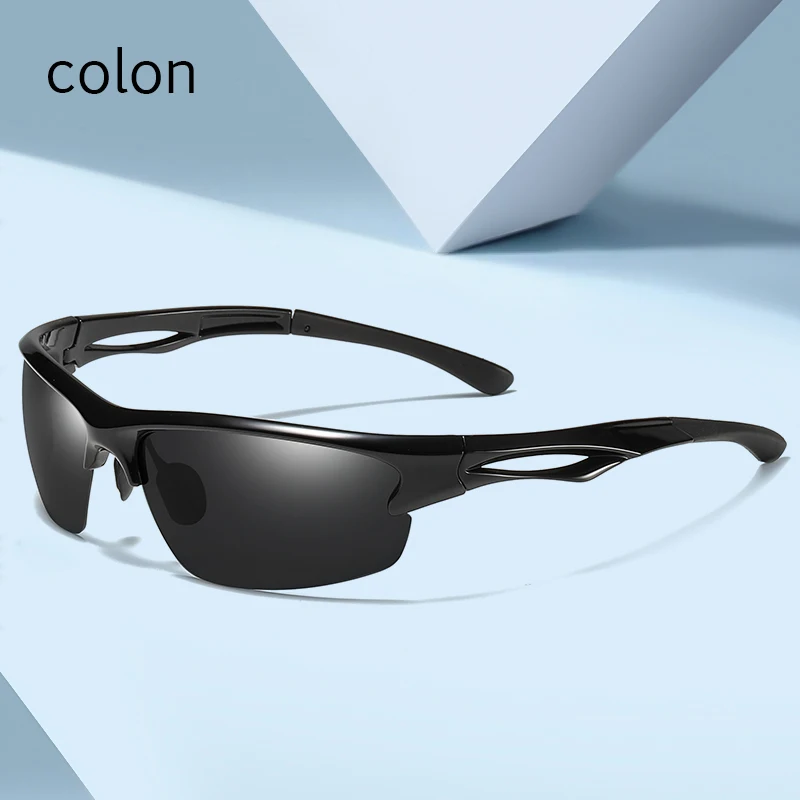 Дизайнерские ультралегкие TR90 поляризованные солнцезащитные очки мужские