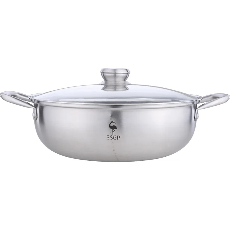 Новый хорошее качество Нержавеющая сталь утка горячий горшок толстый горшки