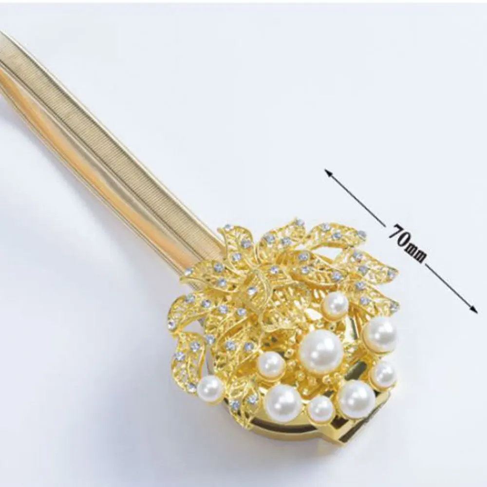 2 шт. магнитные пряжки для штор цветок занавеска держатель без пробивки крепление