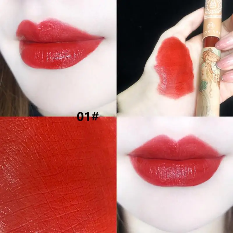 

Матовая бархатная помада, 5 шт./компл., не жирная, увлажняющая, водонепроницаемая, легко наносится, натуральный, стойкий макияж, макияж TSLM1