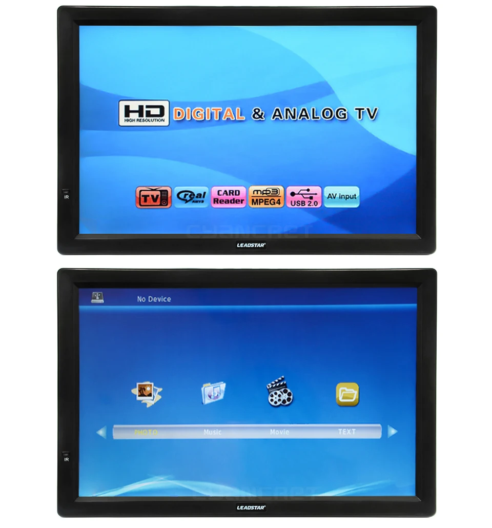 LEADSTAR D14 14 дюймовым HD монитором под управлением Портативный мини ТВ встроенный DVB T2