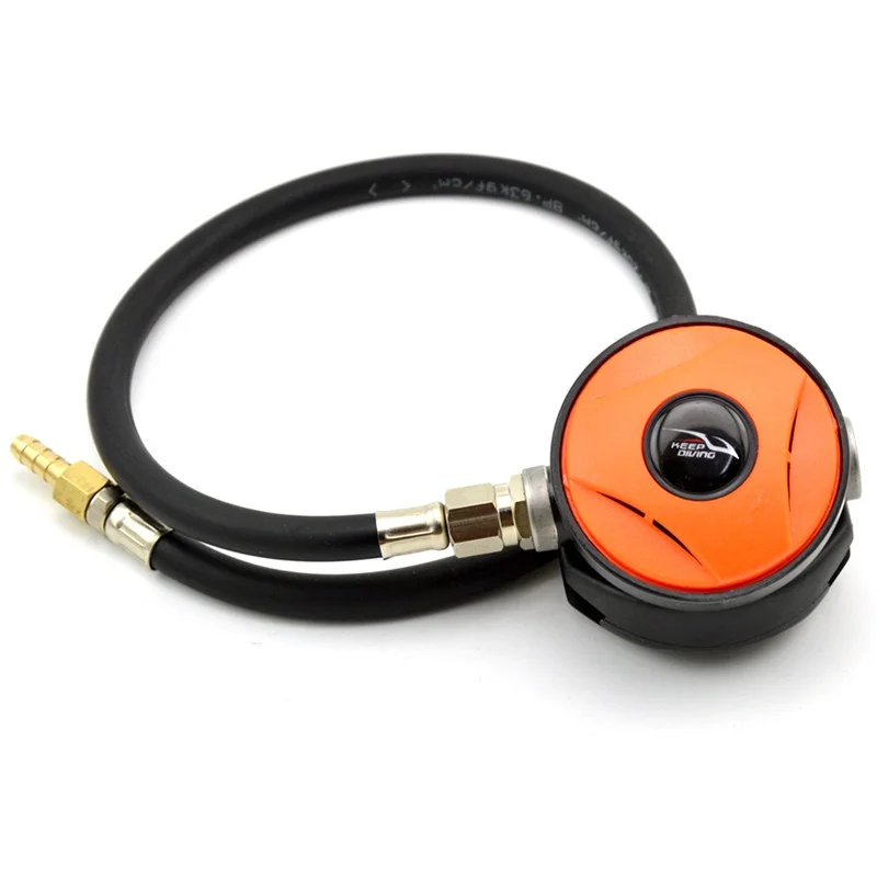 

2nd Stage Diving Breathing Regulater Adjustable Explorer Diving Pressure Reducer Respirator Diving Mouth Bite Scuba Swimming 2