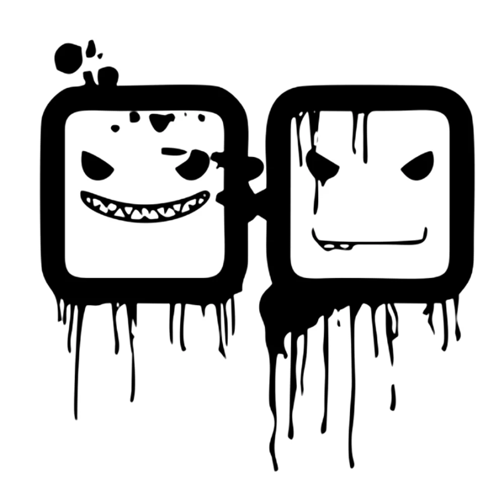 

Автомобильные наклейки, забавные автомобильные наклейки, серебристые/черные ПВХ наклейки для автомобиля, Стильные наклейки 18*18 см