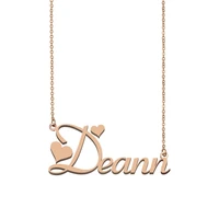 deann name necklace custom name necklace for women girls best friends birthday wedding christmas mother days gift