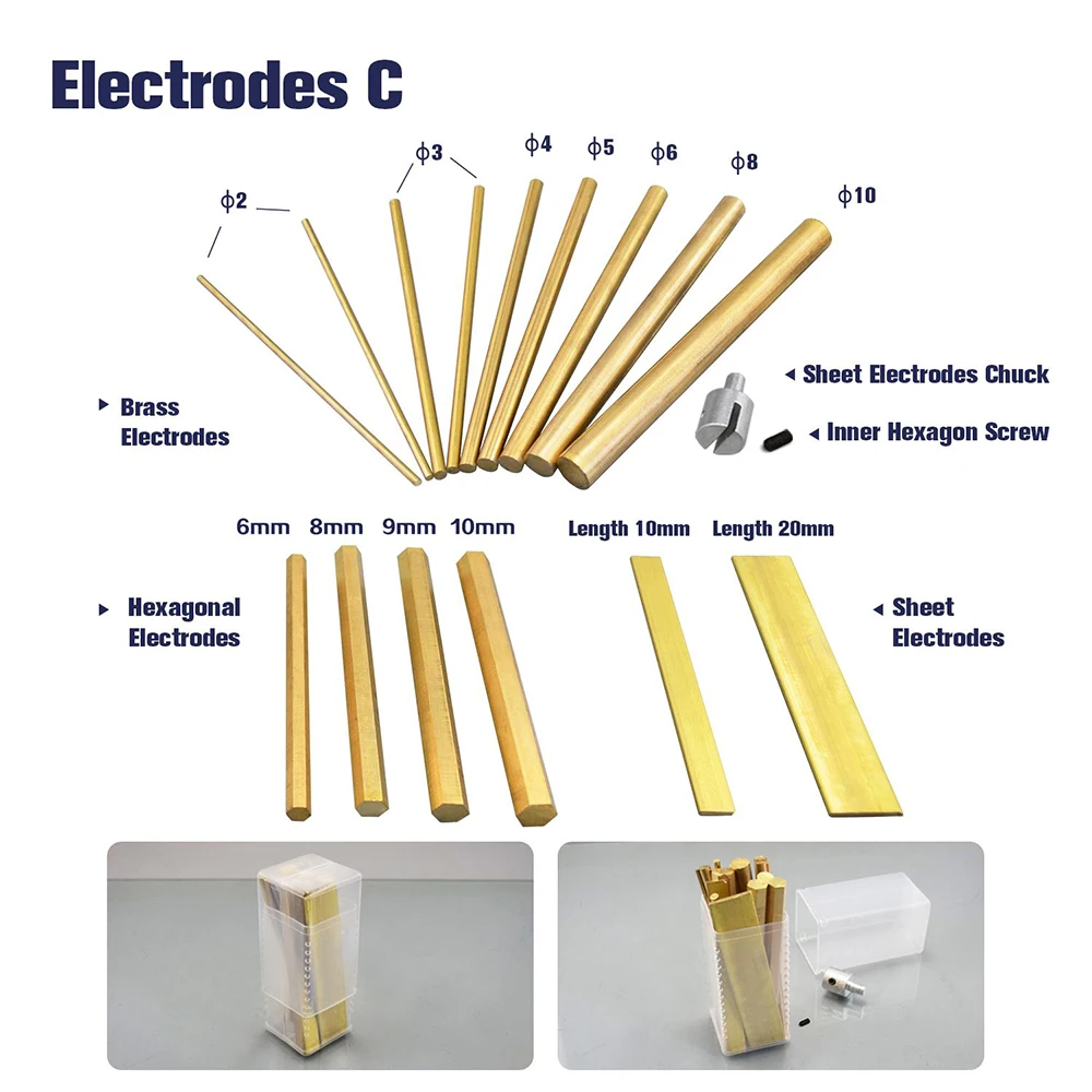 

Наборы электродов, шестигранный/латунный стержень/листовой электрод для удаления сломанных кранов EDM