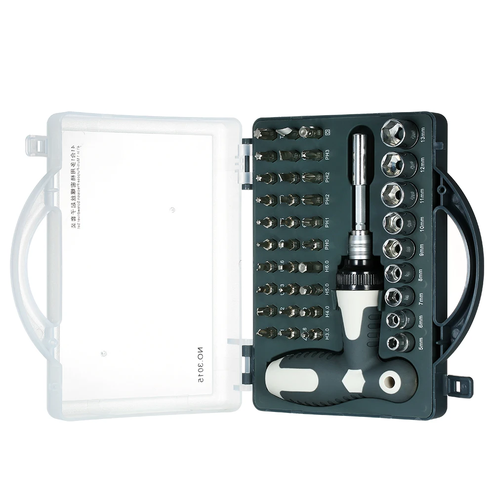 Набор отверток 41 в 1 выдвижных магнитных ручных инструментов набор