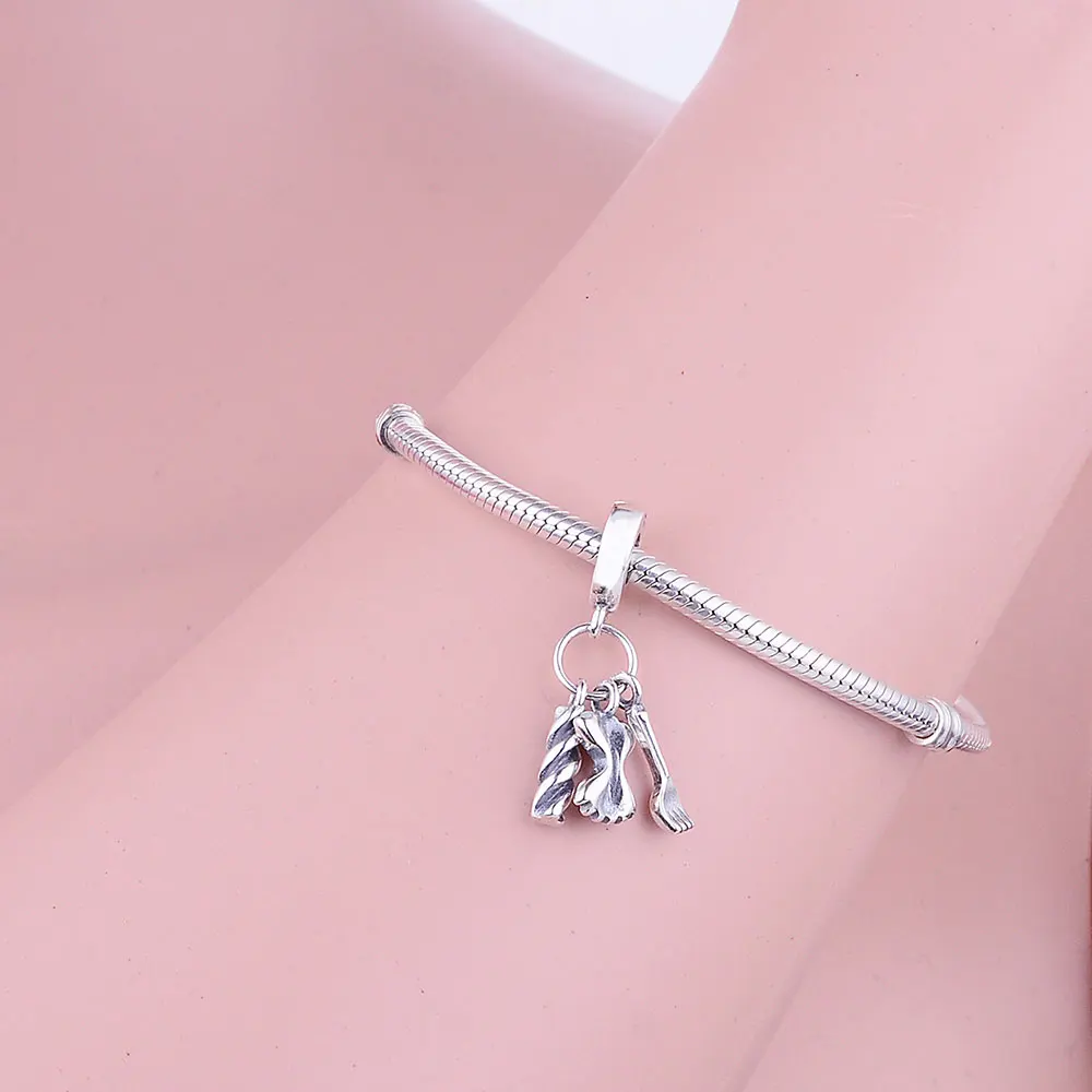 Оптовая продажа цена браслет шарма стерлингового серебра 925 бисера паста