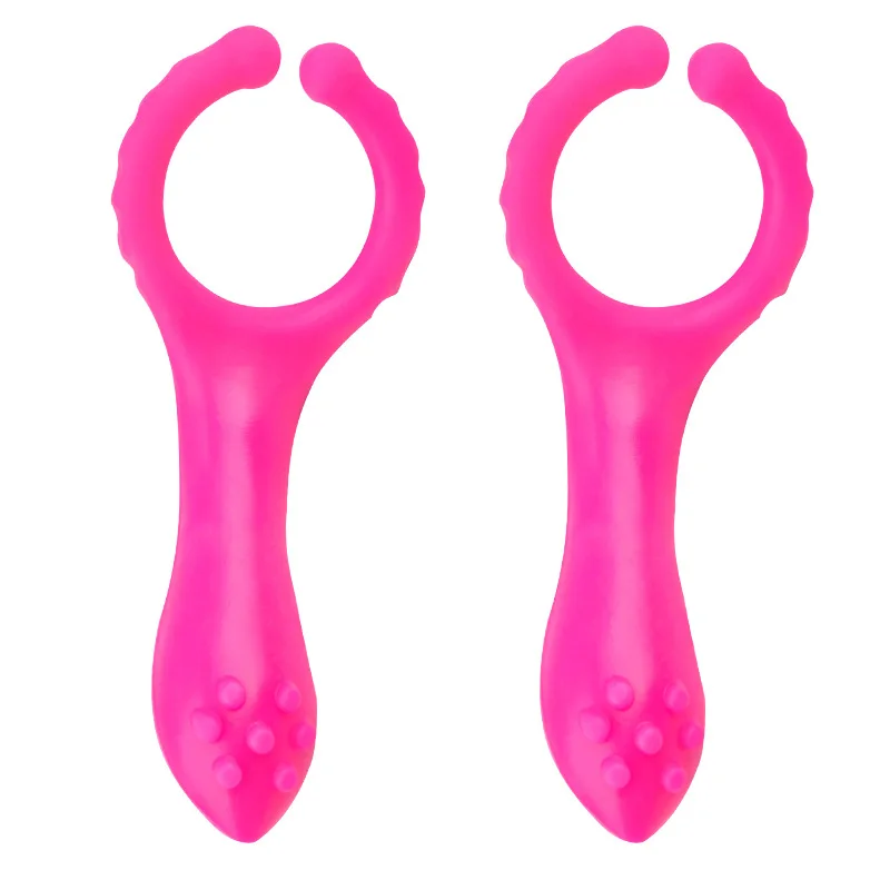 1 x Vibrating Clip New Silicone G spot Stimulate Vibrators Dildo Nipple Masturbate vibrator Adults Sex Toys sex toys men 18 | Красота и
