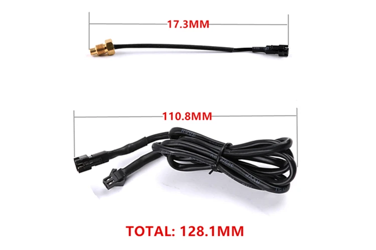 Мотоцикл датчик температуры для XMAX250 300 NMAX CB500X Cb650F YBR125 круглый KOSO мотоцикл термометр адаптер питбайк