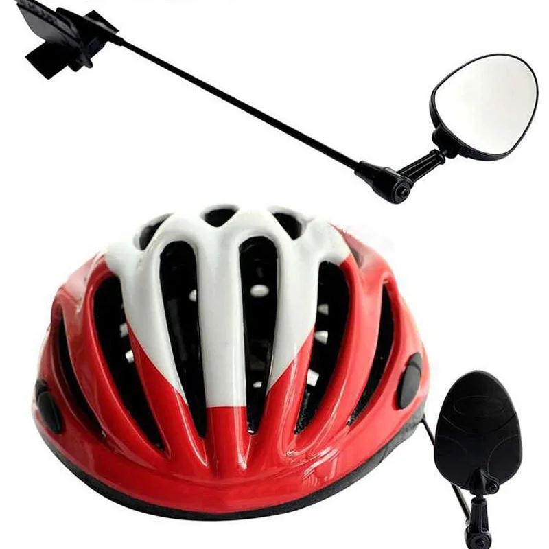 

Bicycle Mirror Lightweight aluminum Bike Helmet Flexible 360 Degree Adjustable Rear View Mirror Outdoor Cycling Bike Accessories