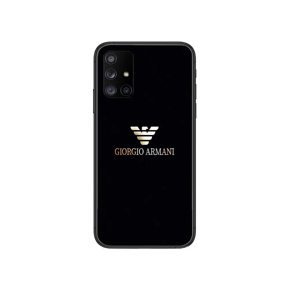 

Luxury shockproof Phone Case Hull For Samsung Galaxy A 50 51 20 71 70 40 30 10 80 E 5G S Black Shell Art Cell Cove