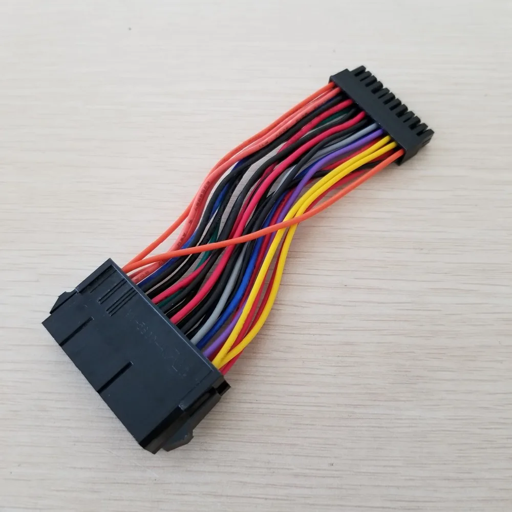 Мини плата PSU 24 контакта на ATX 20p фотоадаптер кабель питания 18AWG для HP 10