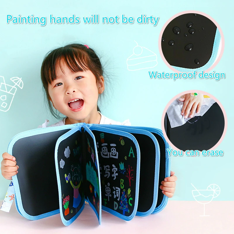 3/шт горячий стиль дать детям писать портативный sketchpad DIY картины граффити доска