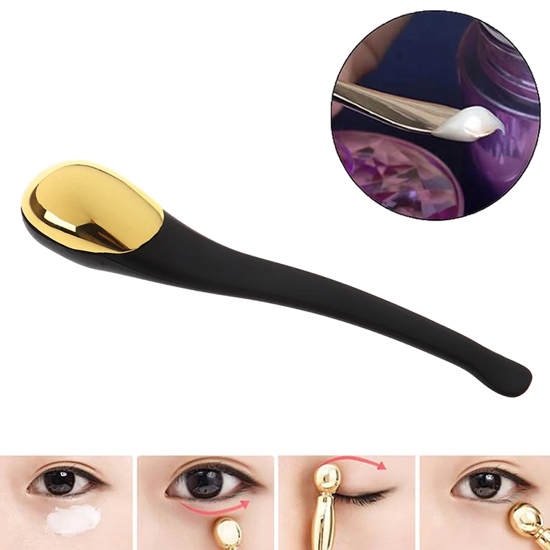 

1PCS Eye Cream Applicator Anti Wrinkle Eye Massager Stick Facial Mask Mixing Brush Essence Mixing Metal Spatula Beauty Care