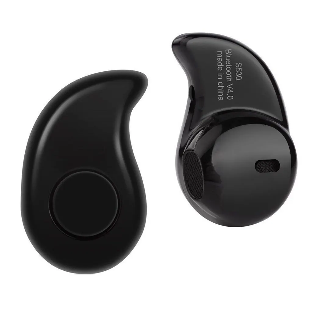 Мини Bluetooth 4 1 + EDR наушники вкладыши S530 невидимые беспроводные спортивные