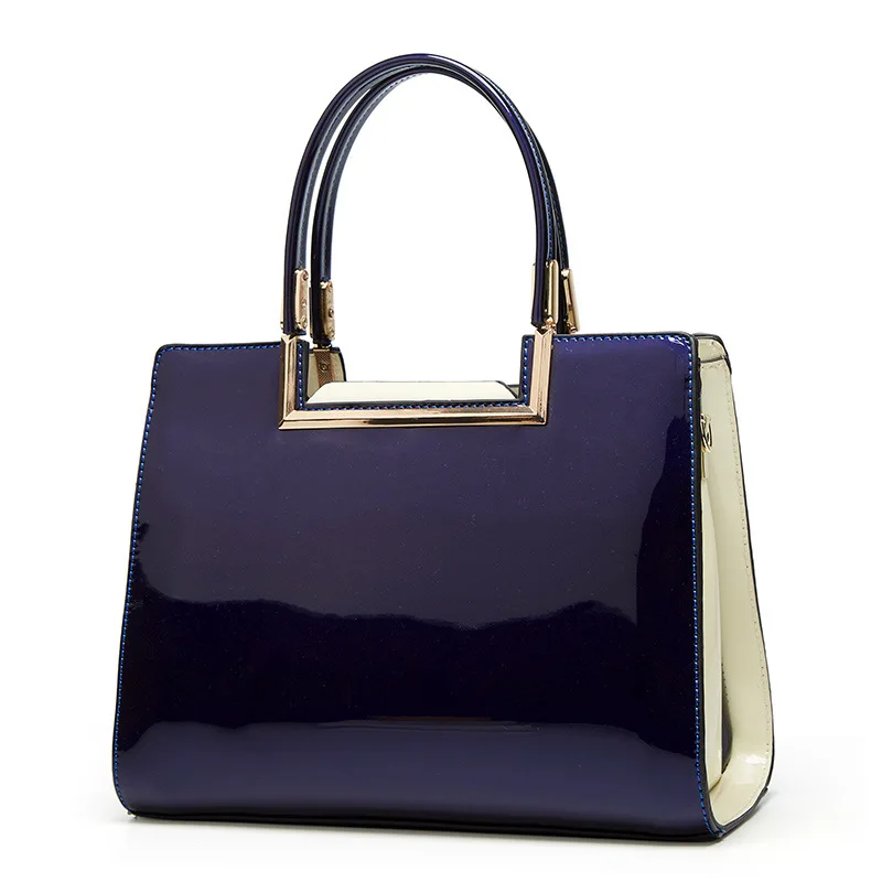 

2021 Patent Leather Female Handbag New Simple Fashion Trend All-match Ladies Shoulder Bag