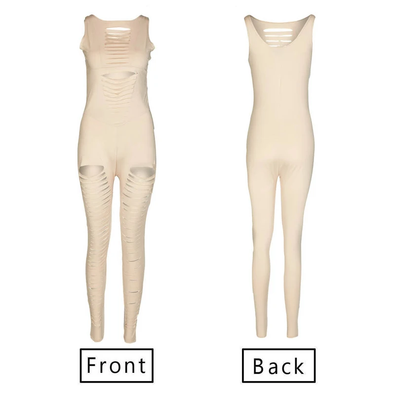 Женские комбинезоны для йоги однотонные полые эластичные дышащие облегающие