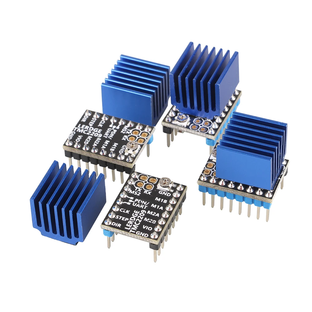 3dsway 3d printer parts tmc2209 stepper motor drive tmc2208 a4988 lv8729 tmc2130 stepstick 256 uart driver 2 0a for ender 3 free global shipping