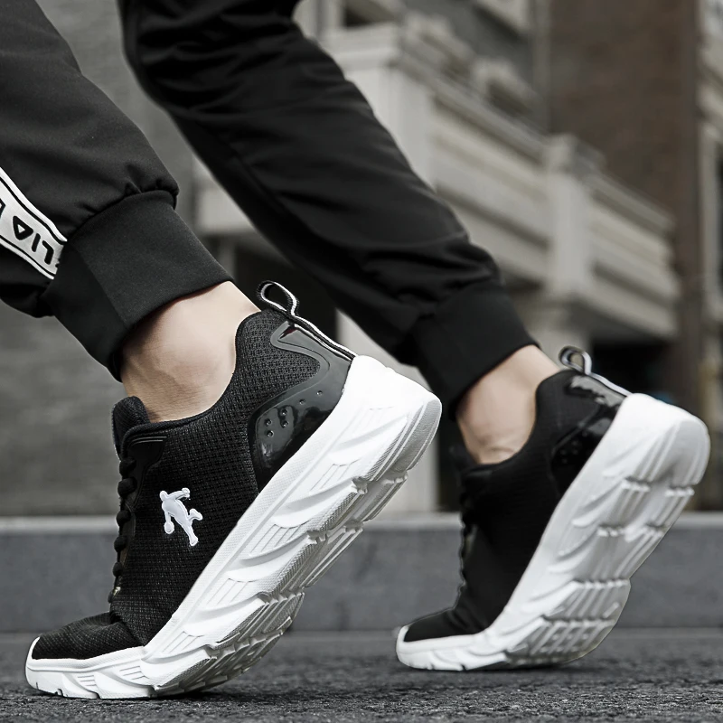 Для мужчин Брендовая обувь для бега Кроссовки суперзвезды с мягкая на толстой