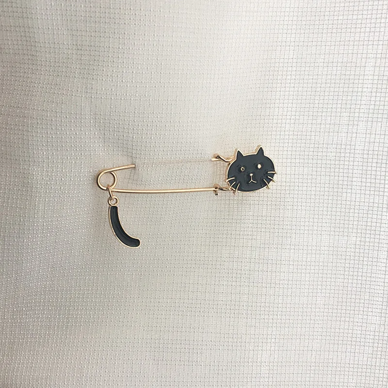 Новая модная индивидуальная прекрасная маленькая брошь в виде кошки с
