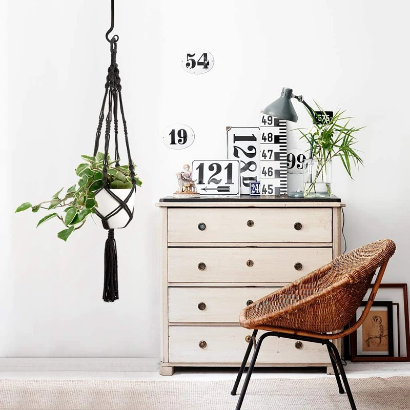 

4-Piece Wall Hook Hanging Plant Stand for Bird Feeder, Flower Trough, Lantern, Wind Chime Indoor and Outdoor, 10 Inches