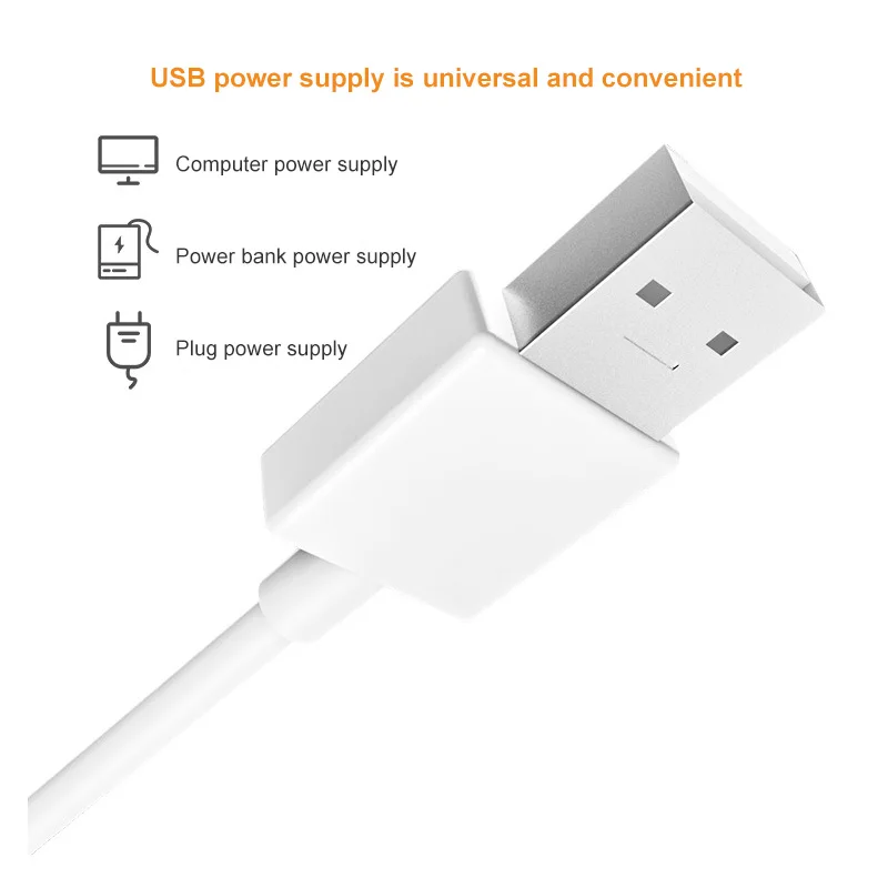 

USB LED Sensing Switch Makeup Mirror Light Strip LED Light 5V Dimmable Lamp Tape For Bedroom Bathroom Dressing Table