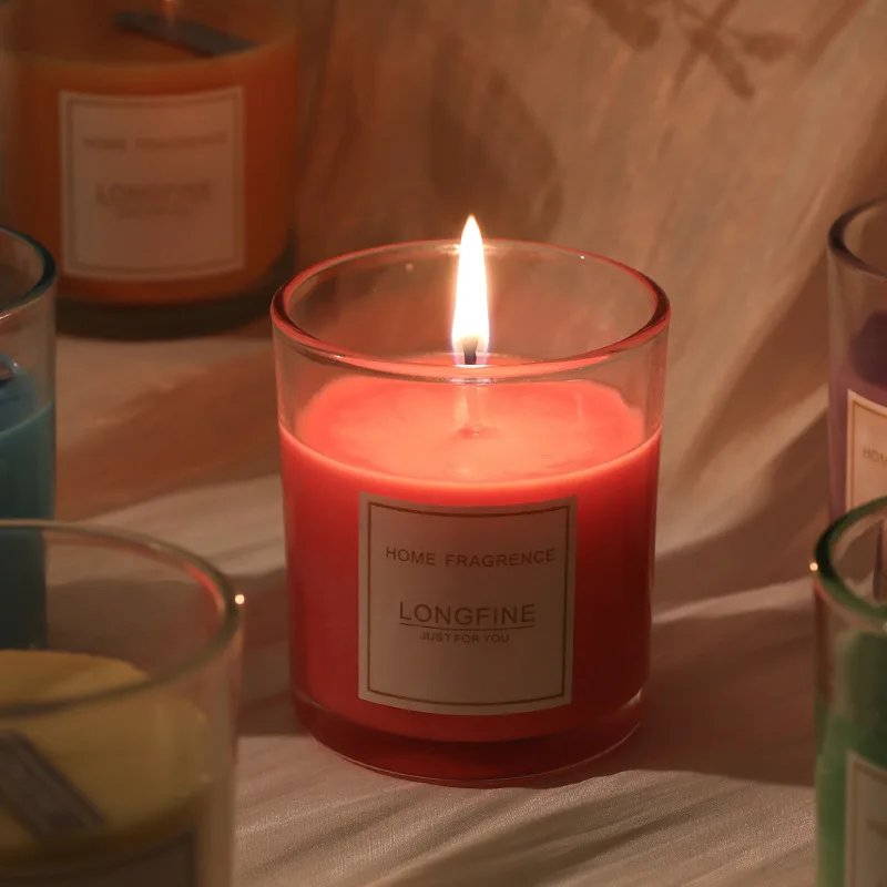 

3pcs Aromatherapy Candles Romantic Fragrance Candle Scented Candle Cup Wedding Decoration Candle Jars Birthday Gift Photo Props