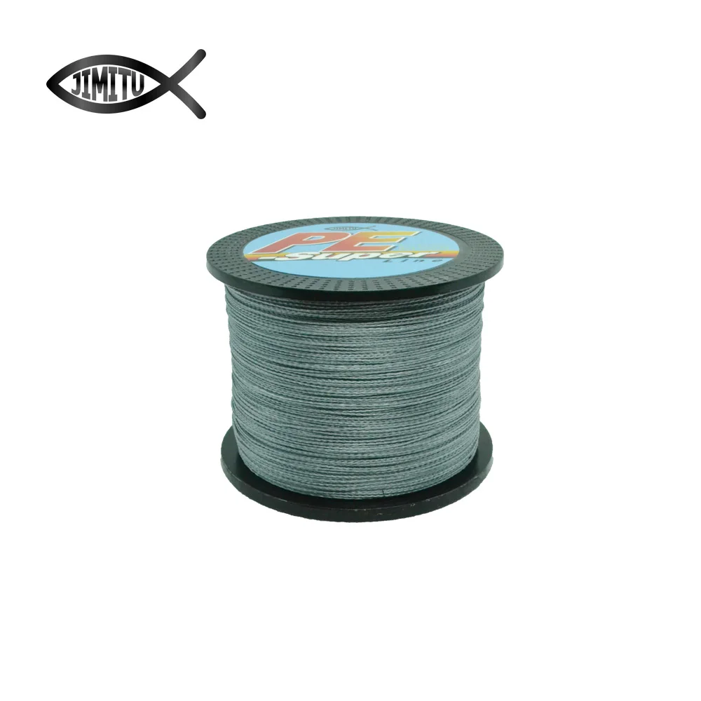 

JIMITU 300m 50lb braided fishing line PE High Strength 4 strands braided fishing line colorful fishing line meter
