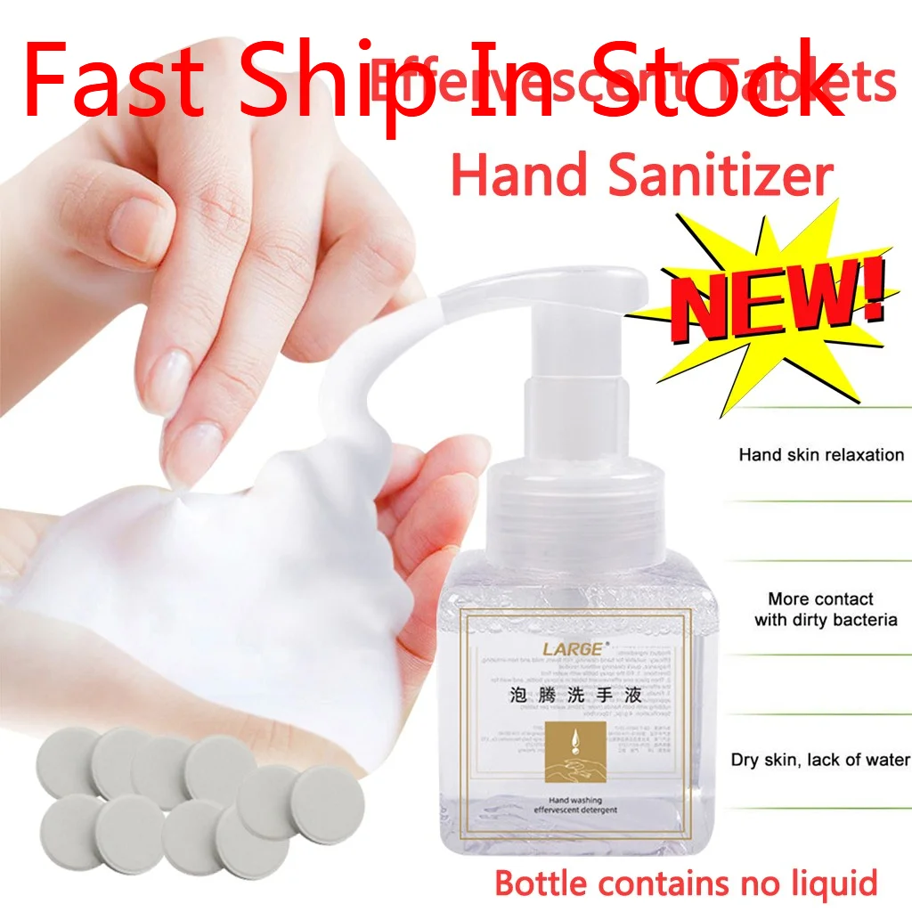 hand santizer Effervescent Tablets Hand Sanitizer Foam Type Super Clean Power Strong Disinfect cleansing fluid travel #L30 |
