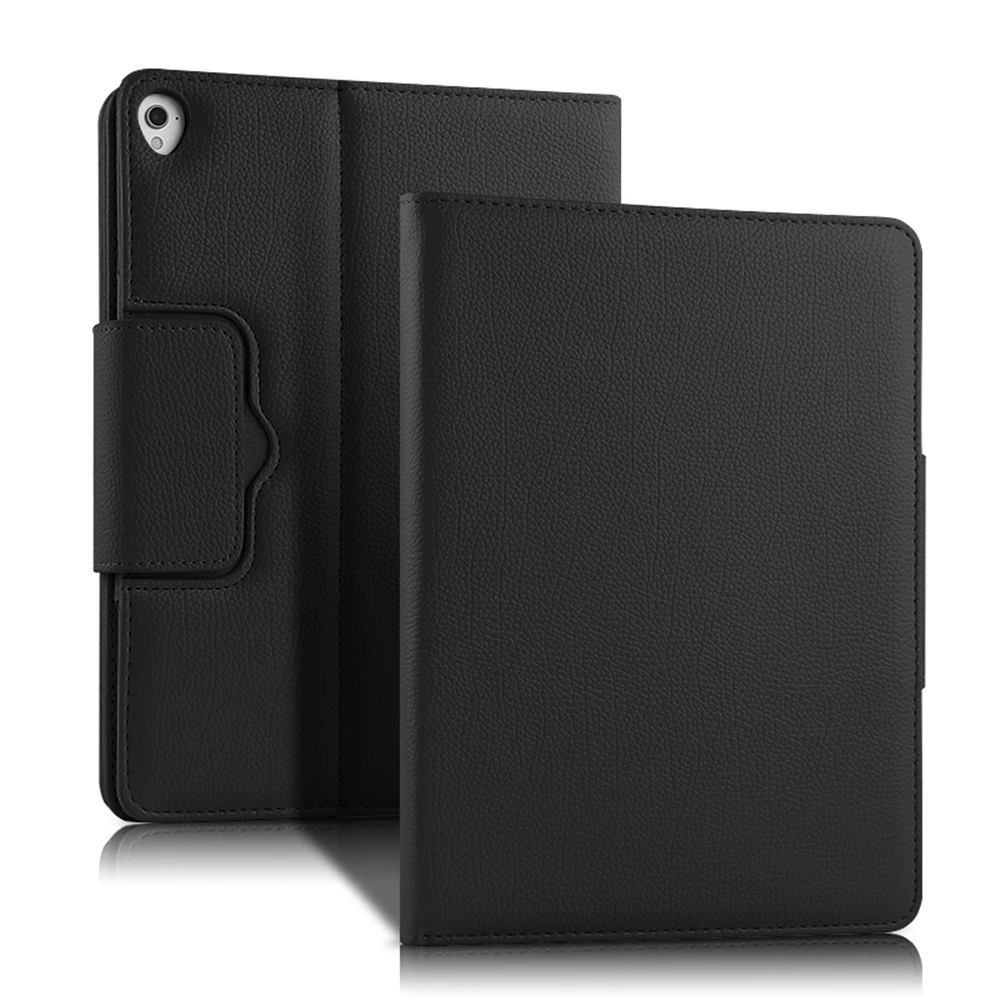 Чехол с клавиатурой для iPad Pro 12,9, чехол для планшета, чехол Litchi из искусственной кожи, чехол-книжка со съемной клавиатурой Blutooth