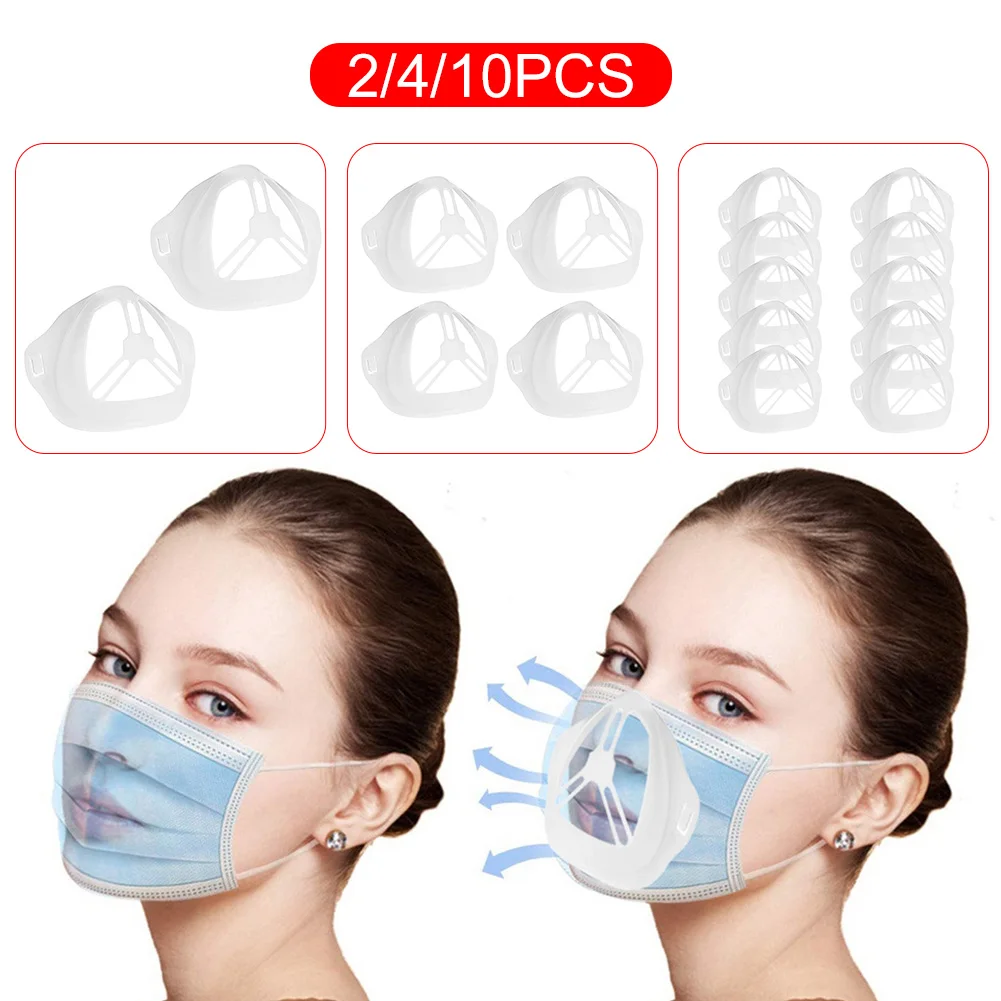 

3D Face Mask Bracket Face Inner Support Frame Tpr/Silicone Mouth Mask Bracket Reusable Holder For Comfortable Breathing