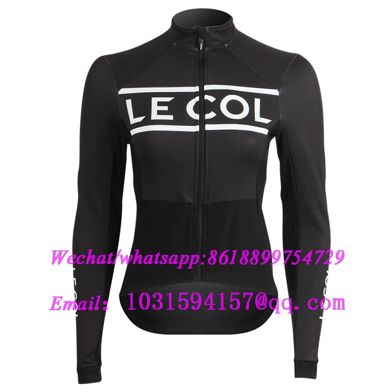 jersey le col cycling jersey winter clothes women long sleeve bike maillot roupa ciclismo invierno hombre roupa ciclismo feminina mujer - Цвет: jersey
