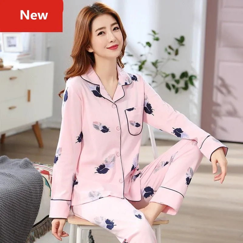 

2020 Womens Pajamas Set Winter Thick Warm Flannel Sets Cartoon Pyjamas Homewear Animal Sleepwear Female Night Wear