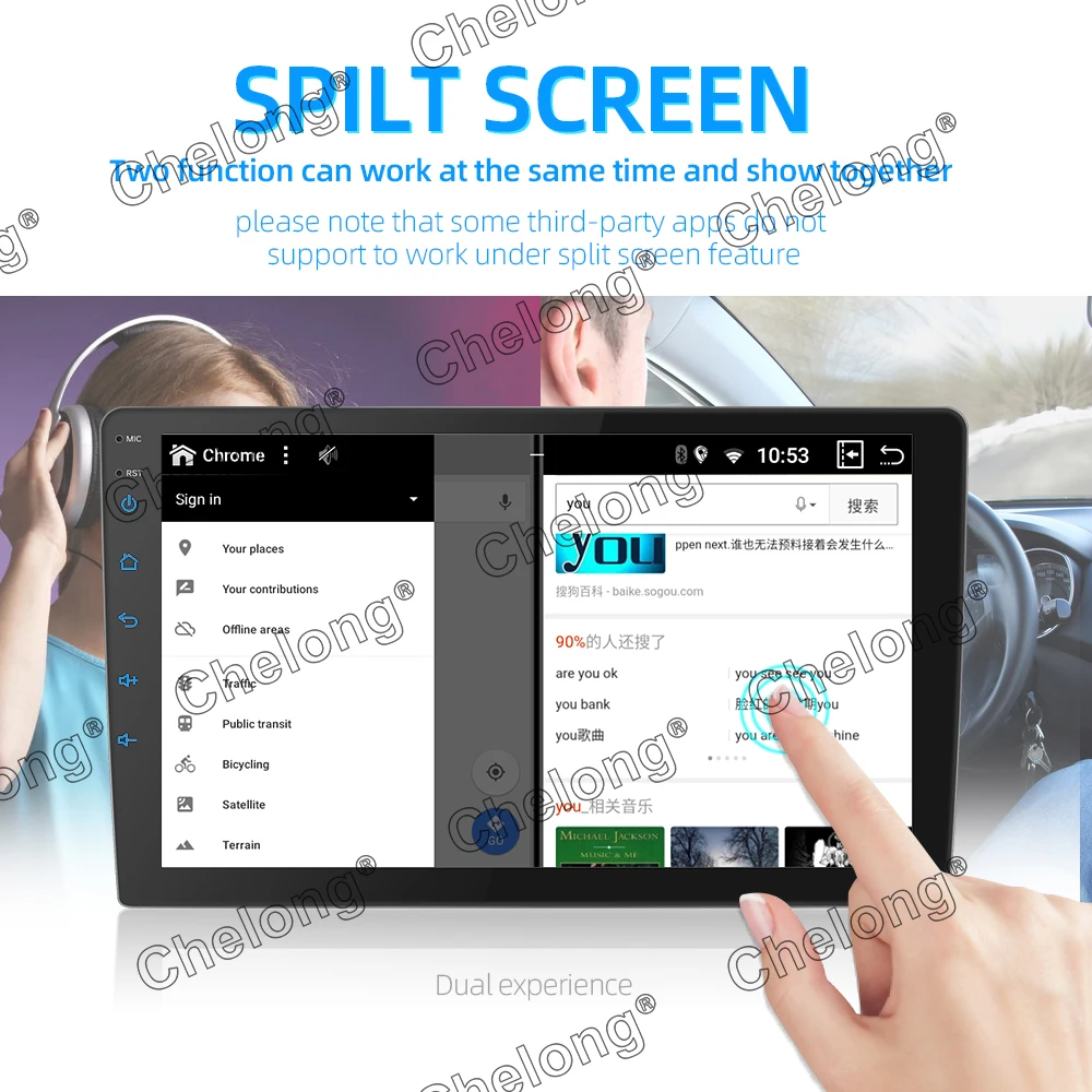 2din Android 9,0 Ouad Core PX6 Автомагнитола стерео для Honda CRV 2006-2011 gps Navi Аудио Видео плеер Wifi BT HDMI DAB