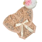 2 шт.компл. От 0 до 1 месяца новорожденных Подставки для фотографий, украшение для детей, повязка на голову, повязка для малышей кружевной комбинезон боди наряд костюм для маленьких девочек для фотосессии