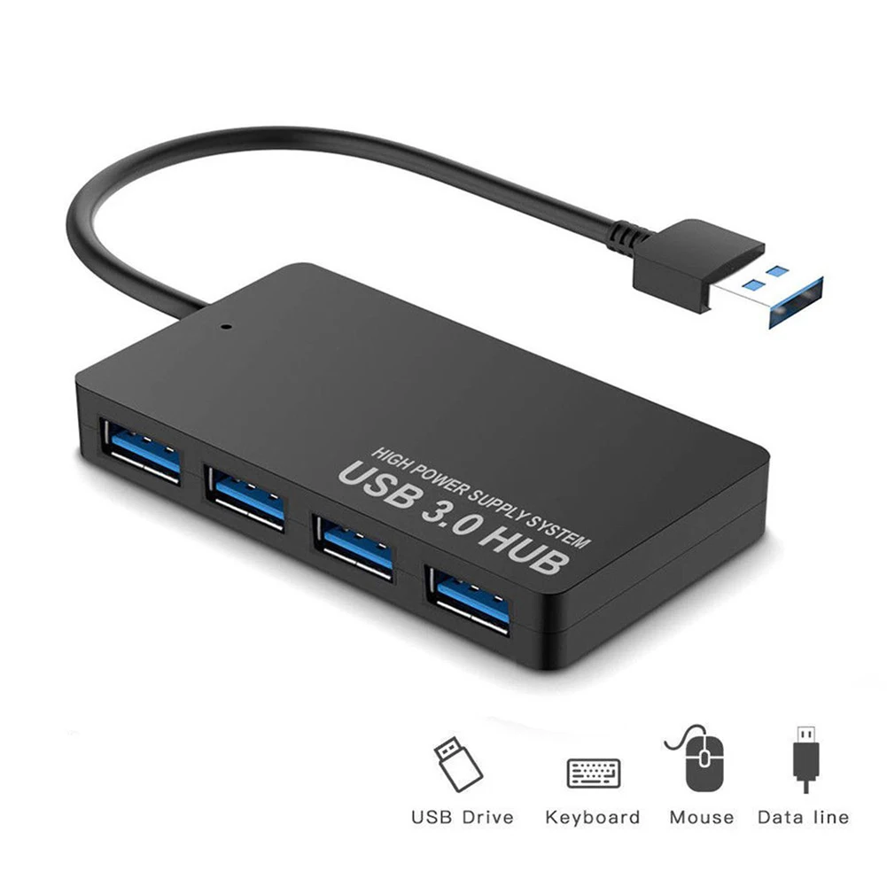 USB 3 0 высокоскоростной разветвитель Ultra-Thin One-To-Four usb-хаб с интерфейсом питания |