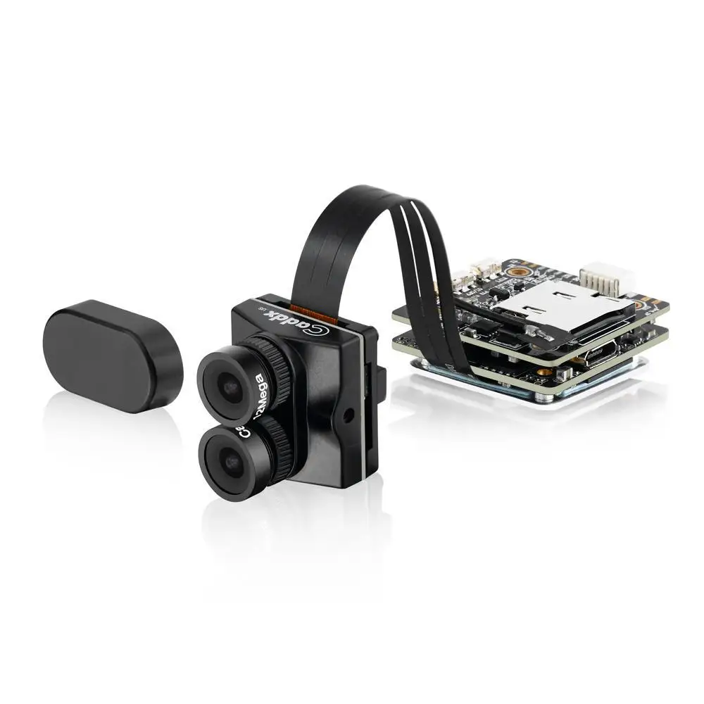 Двойной объектив RCtown Tarsier 4K 30fps 1200TVL Super WDR WiFi Мини FPV камера HD Запись DVR двойной